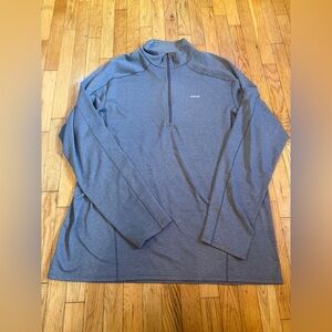 Patagonia gray Lightweight Pullover zip up #168